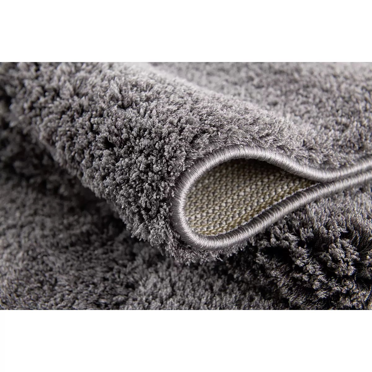 Hochflorteppich Lounge Grau