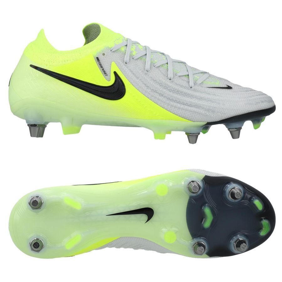 Nike Phantom GX II Elite SG-PRO ÉDITION JOUEUR Mad Voltage - Argenté/Noir/Jaune Fluo