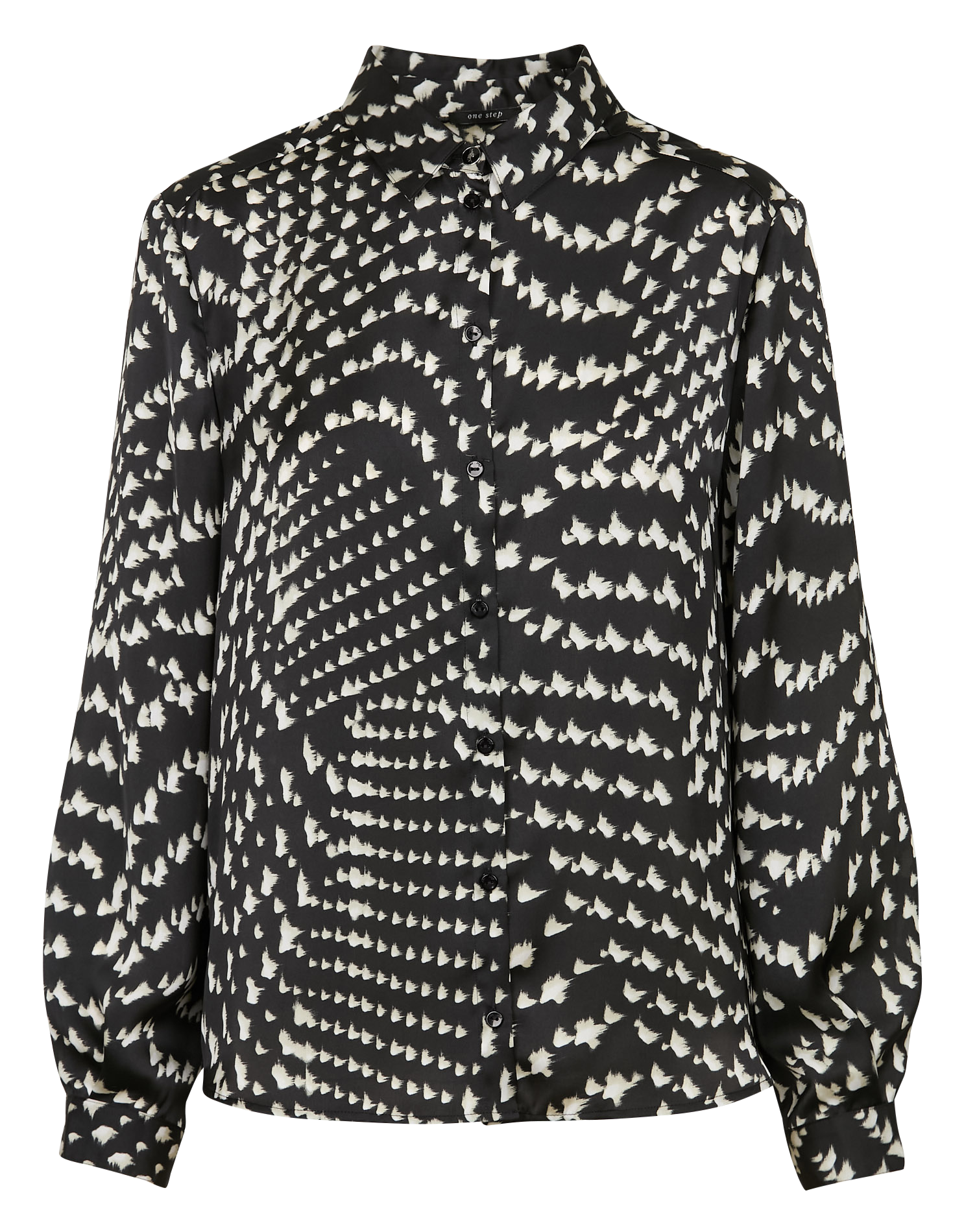 COMO - Chemise col classiqueimprimée| Noir