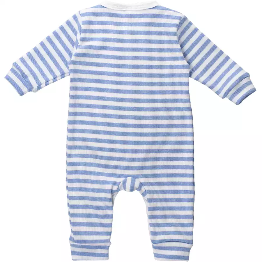 Makoma Strampler Greco blau weiß
