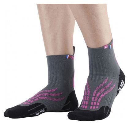 Chaussettes De Running Monnet Run Ultra Gris