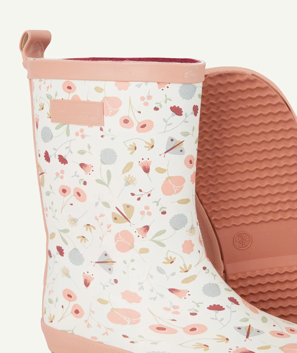 LITTLE DUTCHBOTTES DE PLUIE BÉBÉ FILLE FLEURS ET PAPILLONS