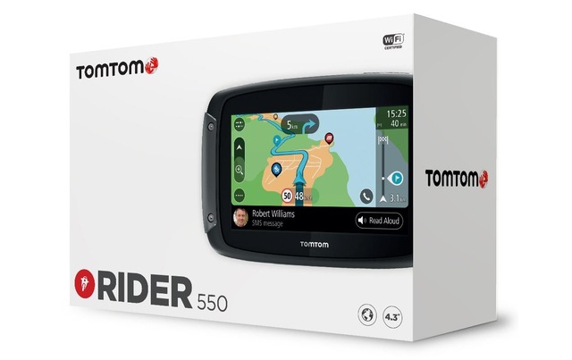 TomTom Navigationsgerät »Rider 550 W« (Weltweit )