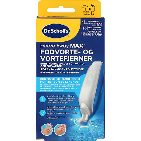 Fodvorte- og vortefjerner