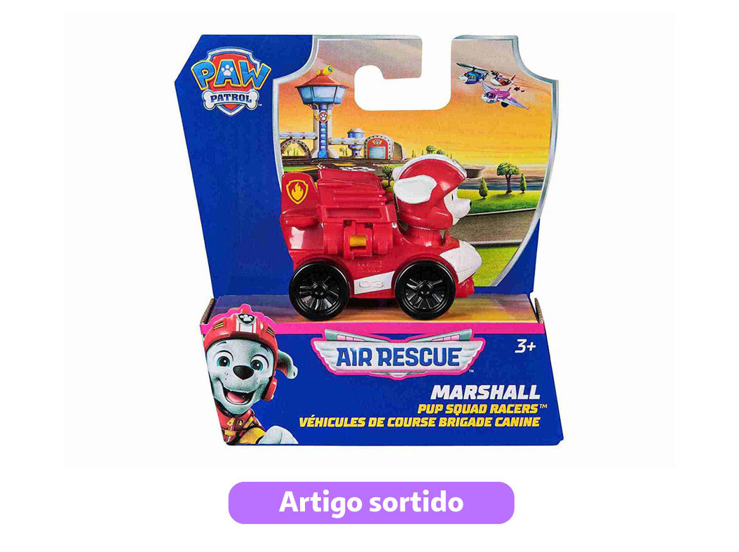 VEÍCULO RACER PATRULHA PATA MODELOS SORTIDOS