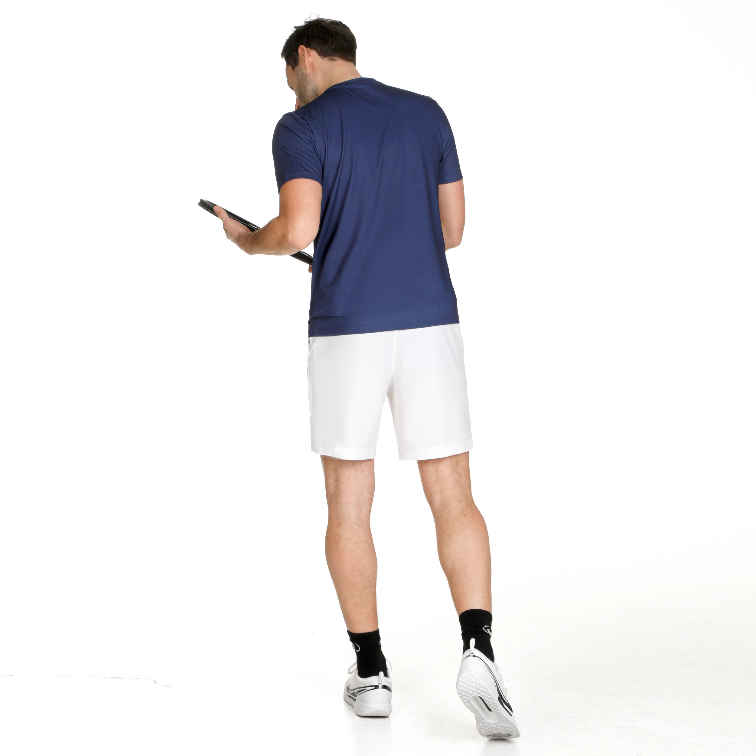 Quiet Please Smash 2.0 Shorts Hommes - Blanc , Bleu Foncé