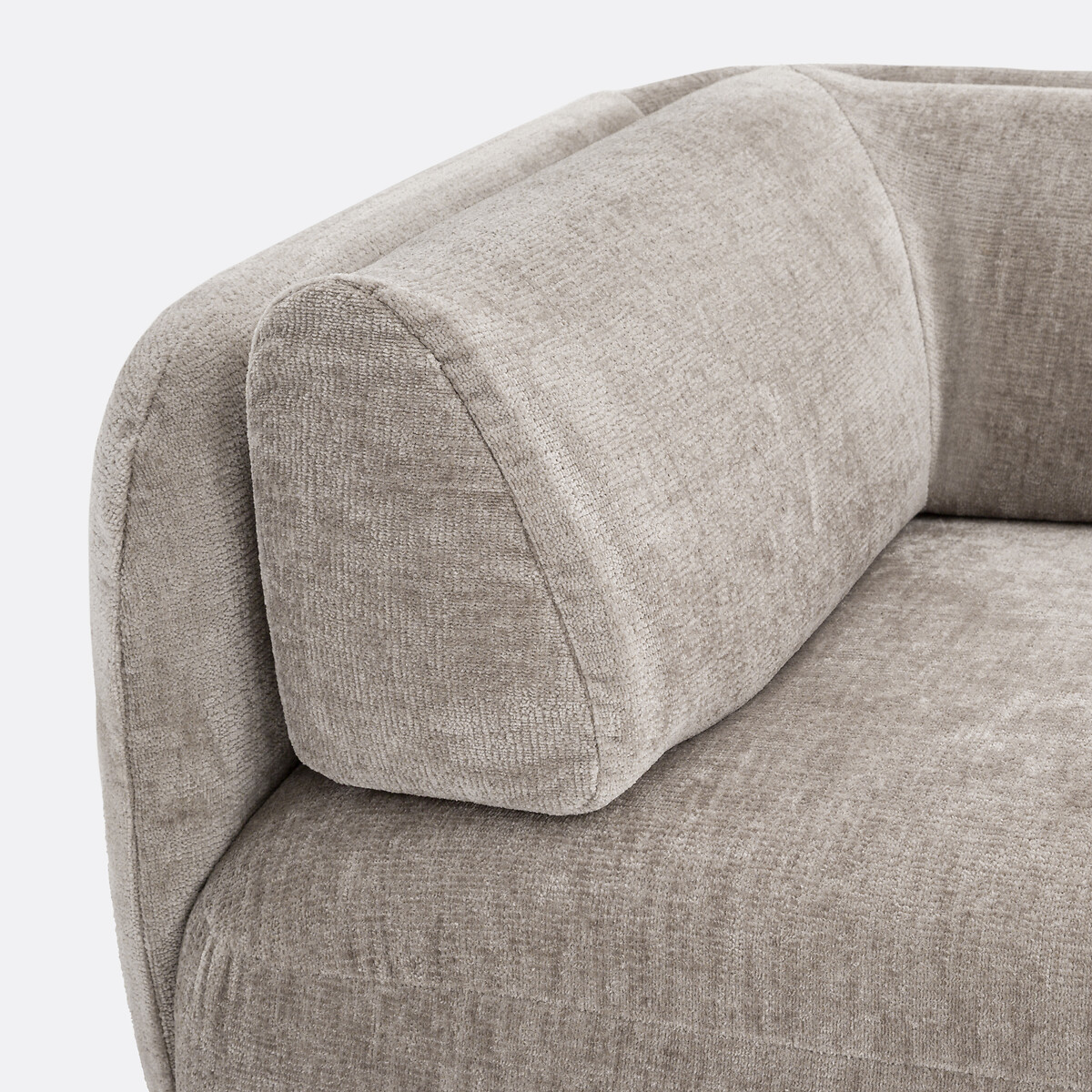 LA REDOUTE INTERIORS<br>Banco, 3-zit, dik fluweel, Méridiano