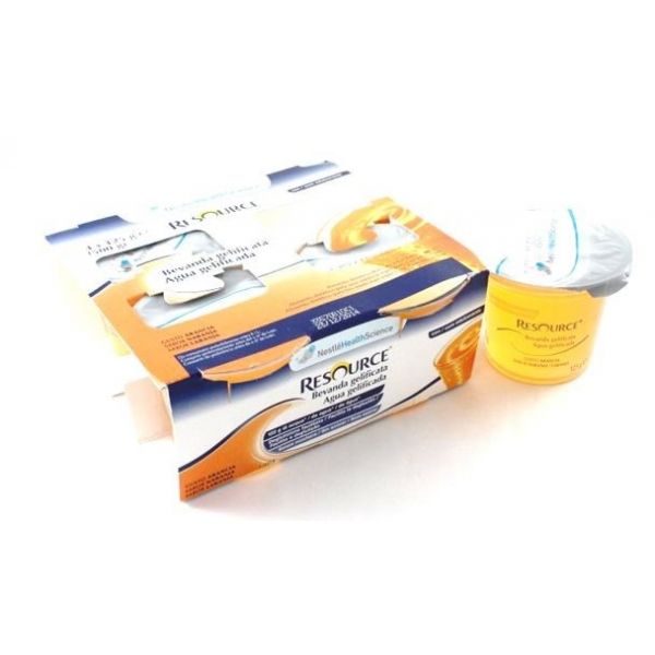Nestlé Resource Suplemento Água Gelificada Laranja 4x125g