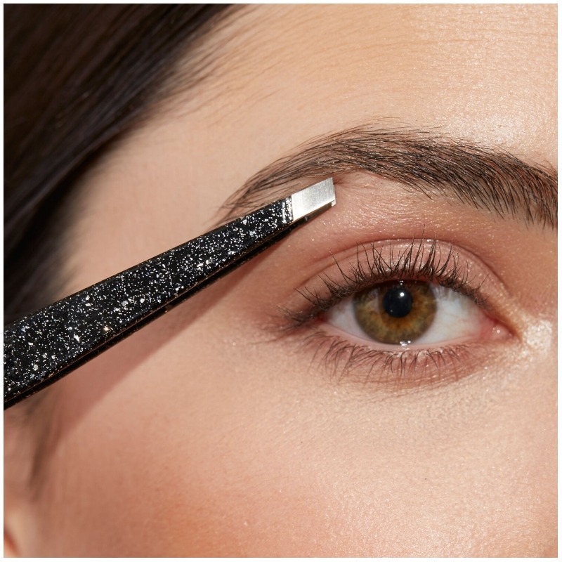 Tweezerman Slant Tweezer - Sparkling Black