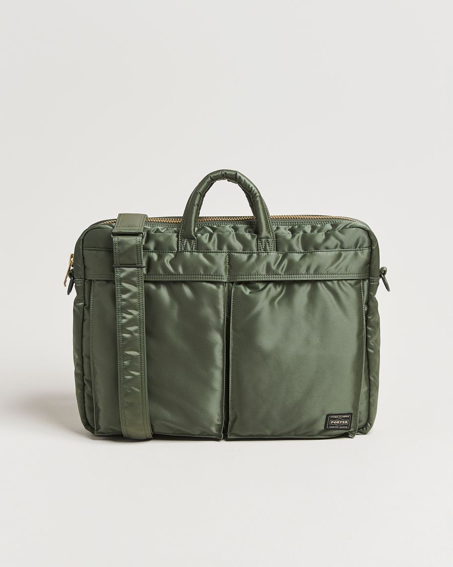 Porter-Yoshida & Co. Tanker 2Way Document Bag Sage Green