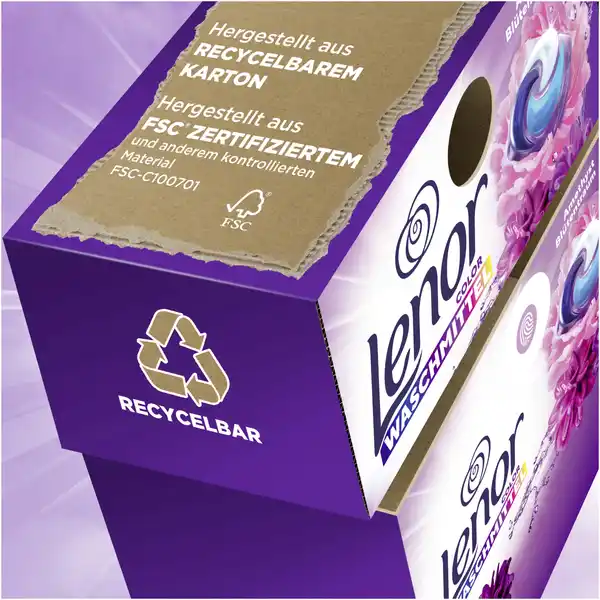 Vollwaschmittel Flüssig All-in-1 Pods Amethyst Blütentraum 38WL