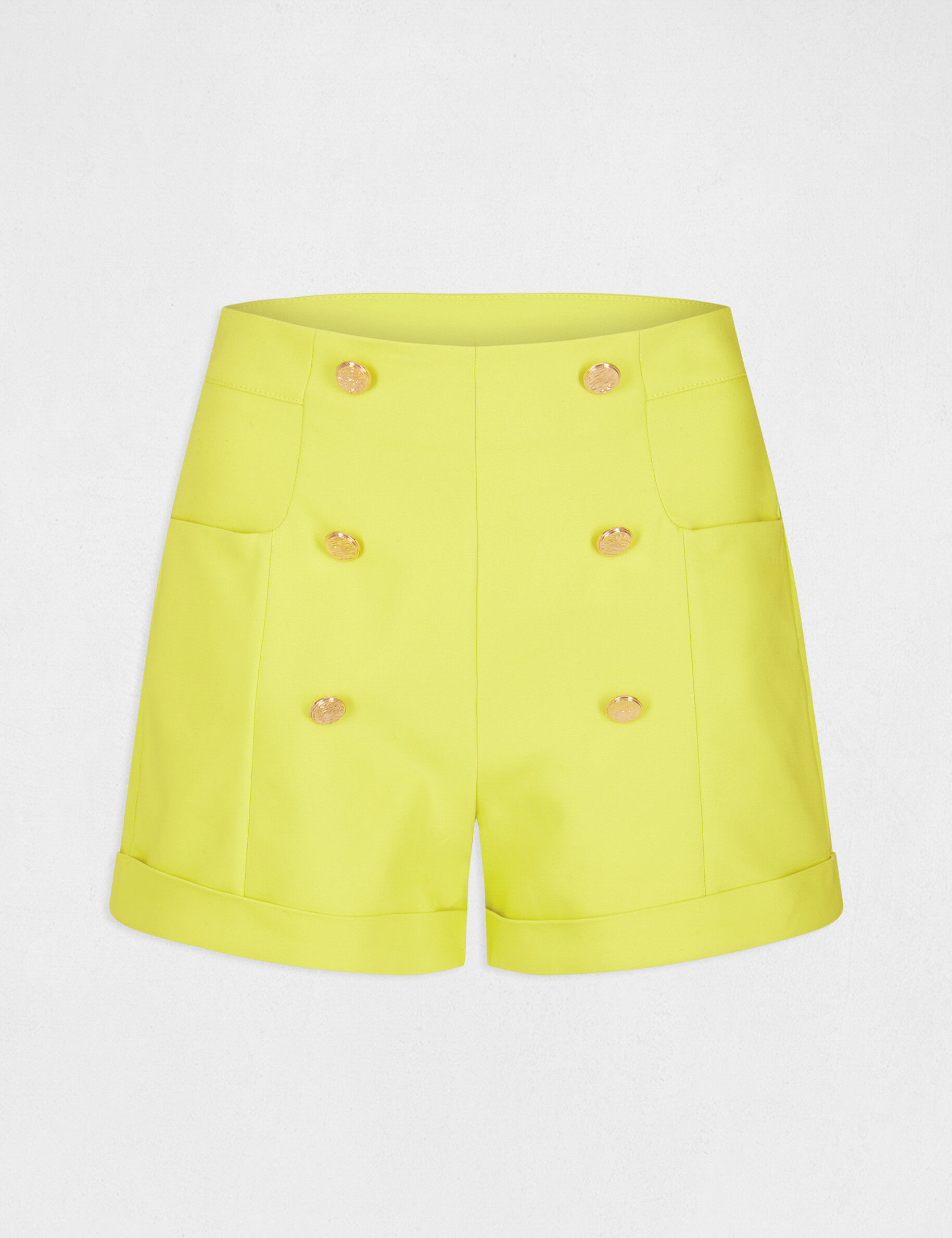 Short city droit à ponts anis femme - anis