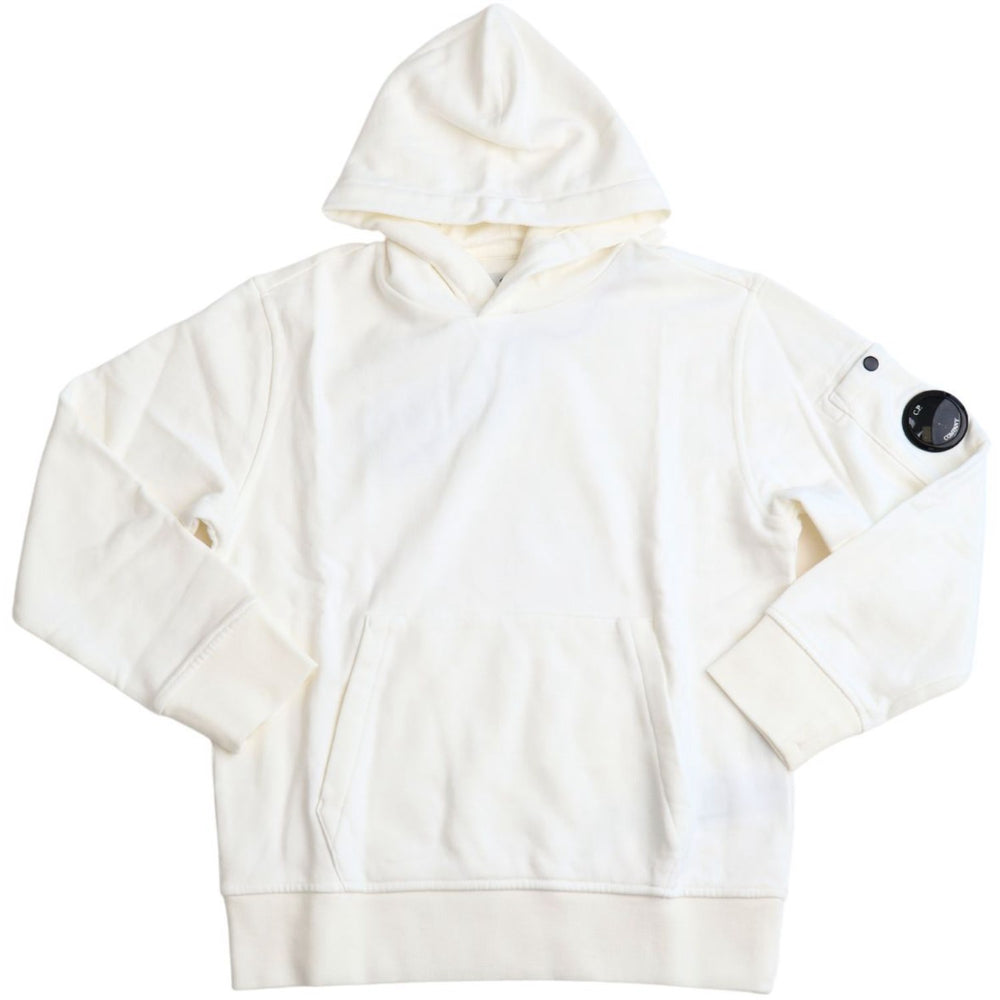 Køb C.P. Company Gauze White Hættetrøje