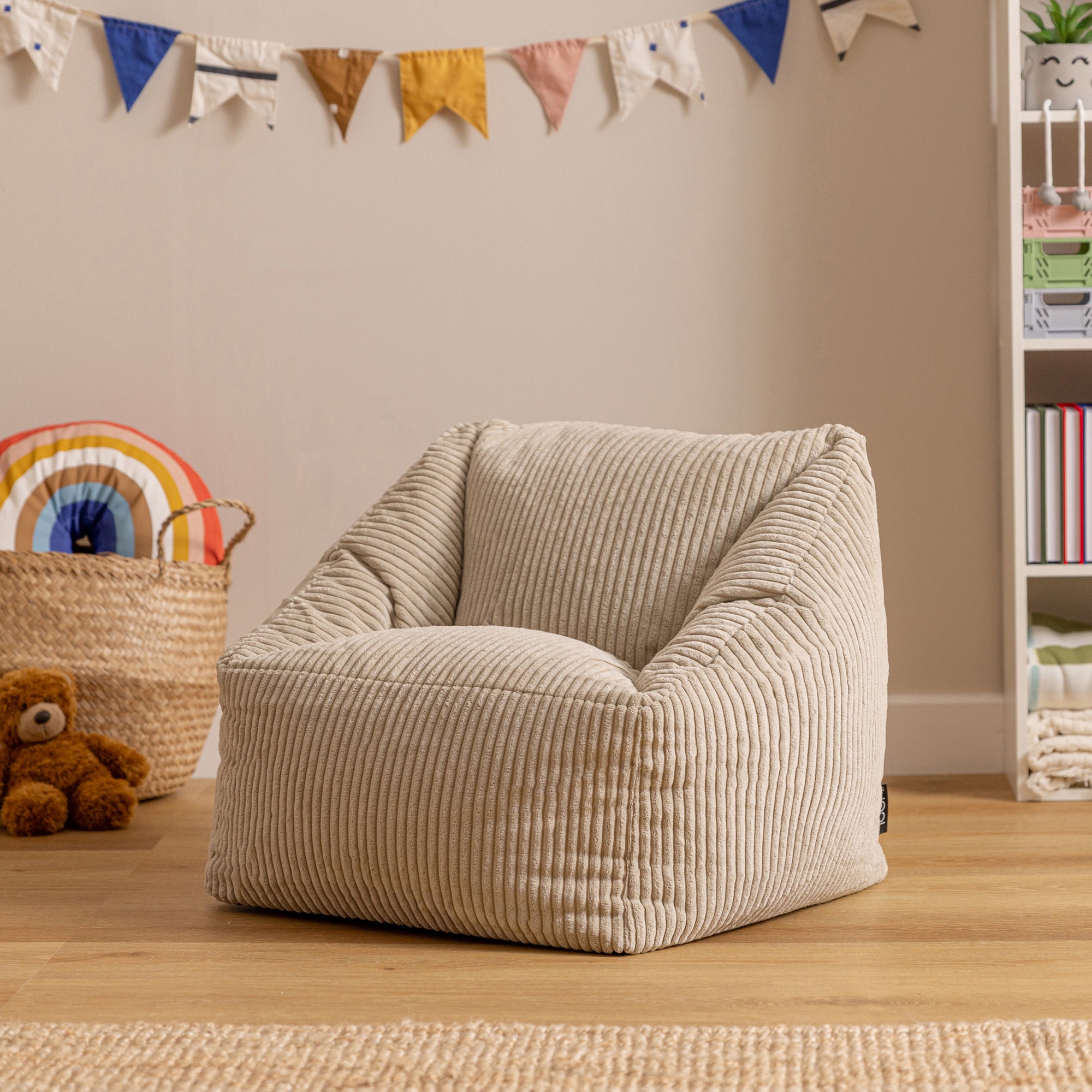 icon Natalia Kinderzitzak Fauteuil - Ribfluweel - Beige