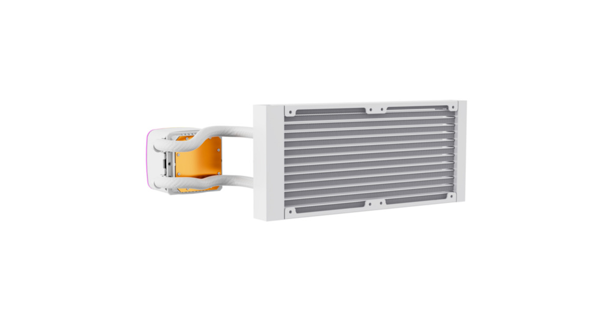 XYZ PC GearAquapulse AIO 240 waterkoeling  (Wit, ARGB, PWM)