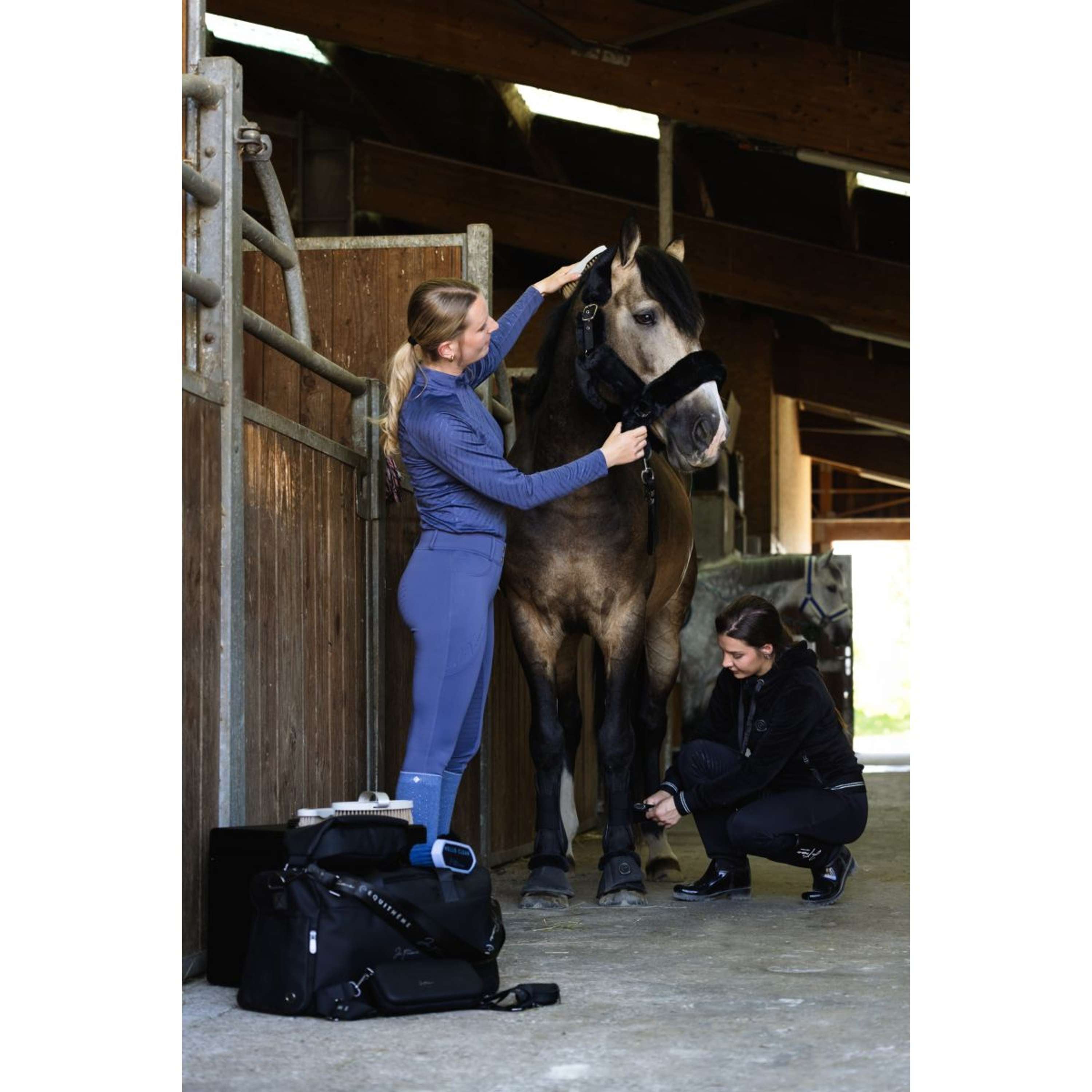 EQUITHÈME Base Layer Sabine Blauw/Grijs