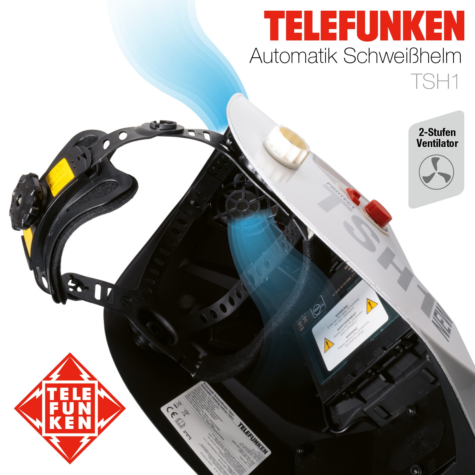 Telefunken Automatik Schweißhelm TSH1