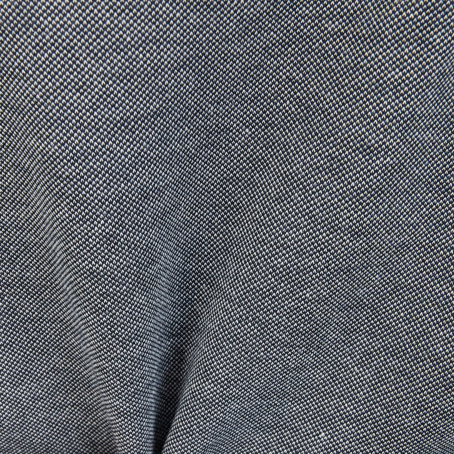 Veste slim maille avec coudières Bleu moyen