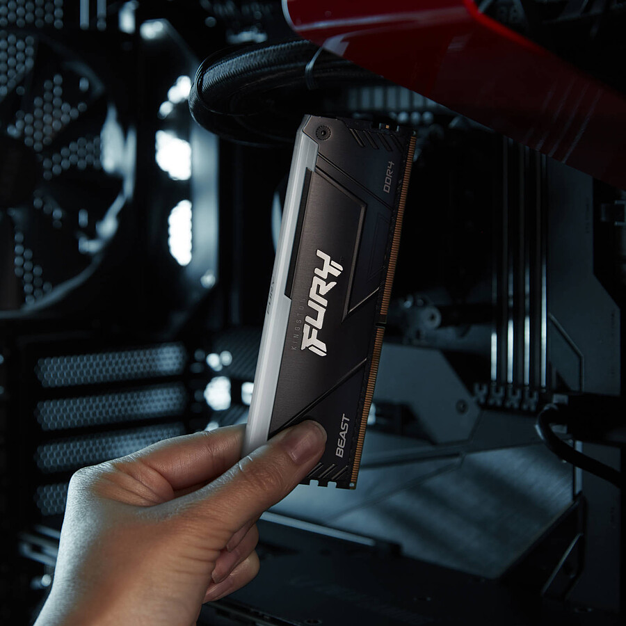 Kingston Fury Beast RGB - 2 x 8 Go (16 Go) - DDR4 3600 MHz - CL17