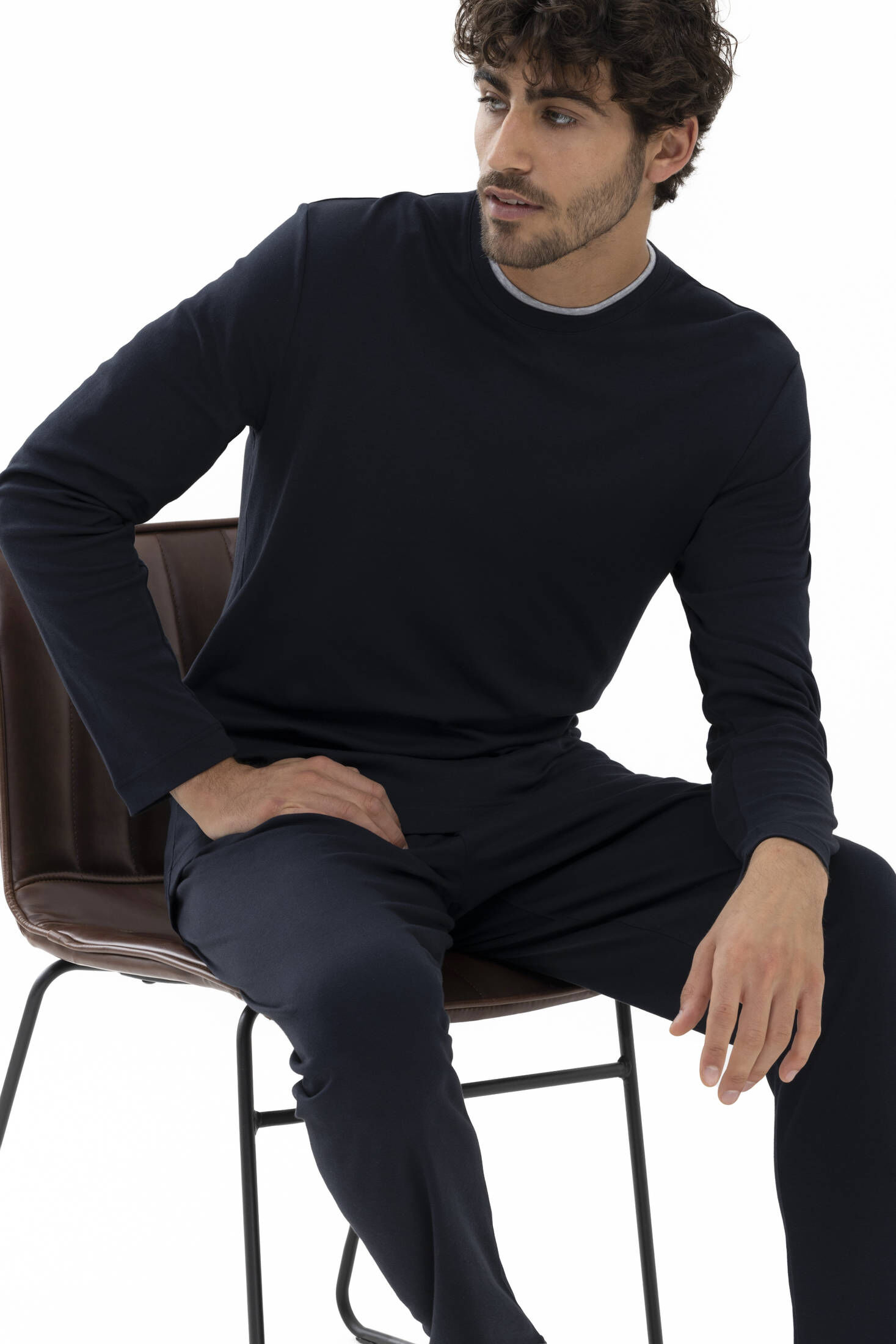 mey| Herren Langarm-Shirt