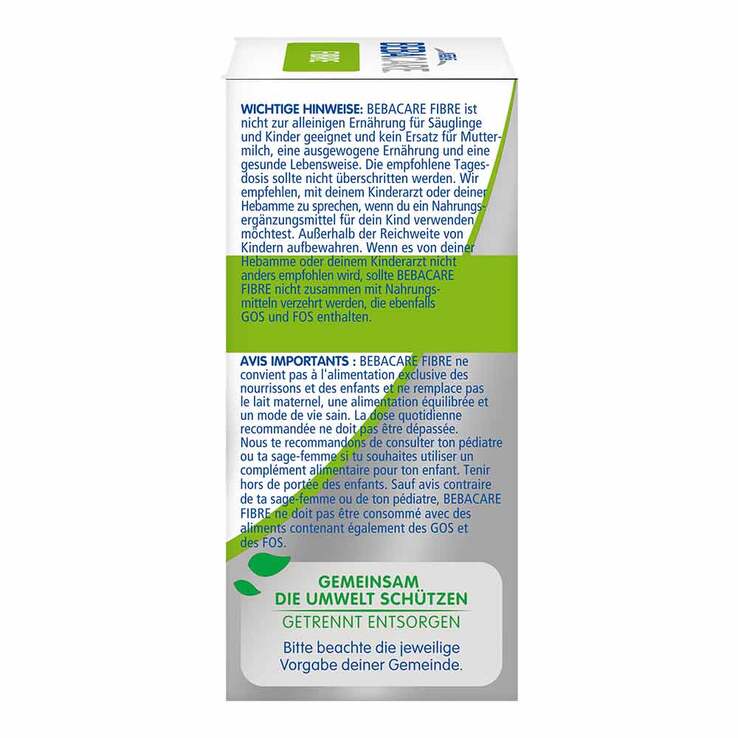 Nestle Bebacare Fibre Pulver Portionsbeutel , 20X2.2 g