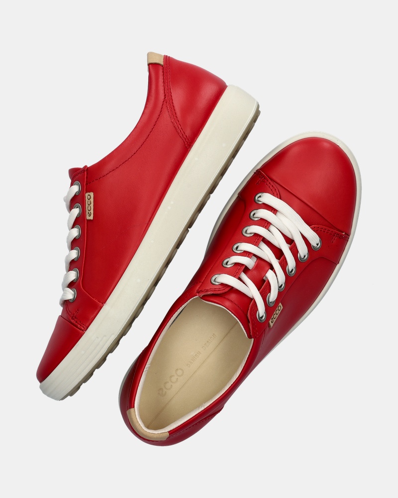 Ecco Soft 7 W Lage sneakers  - rood