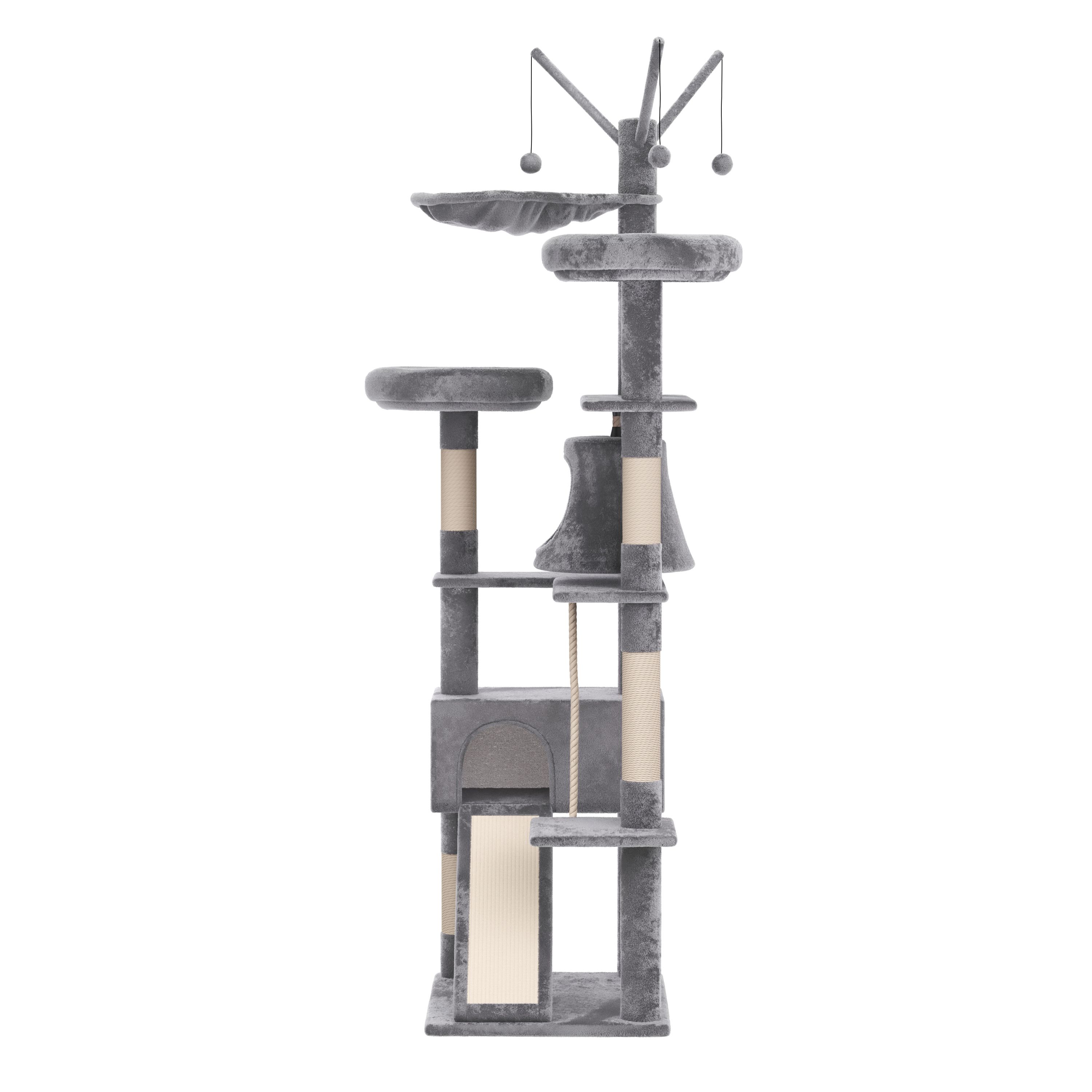 Katzenbaum DANA 190 cm grau