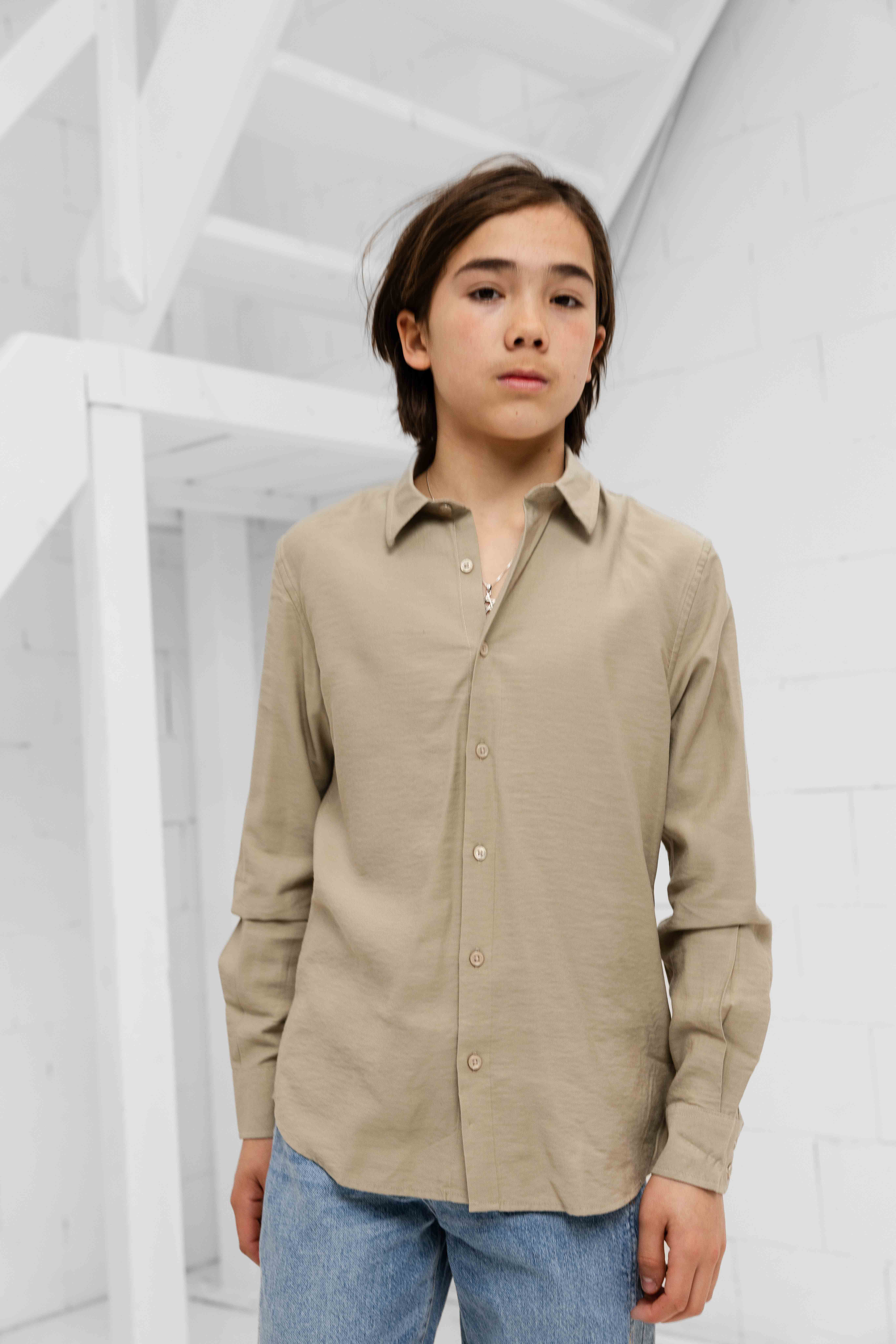 Antony Morato Ho CHi Minh Overhemd Kids Sand