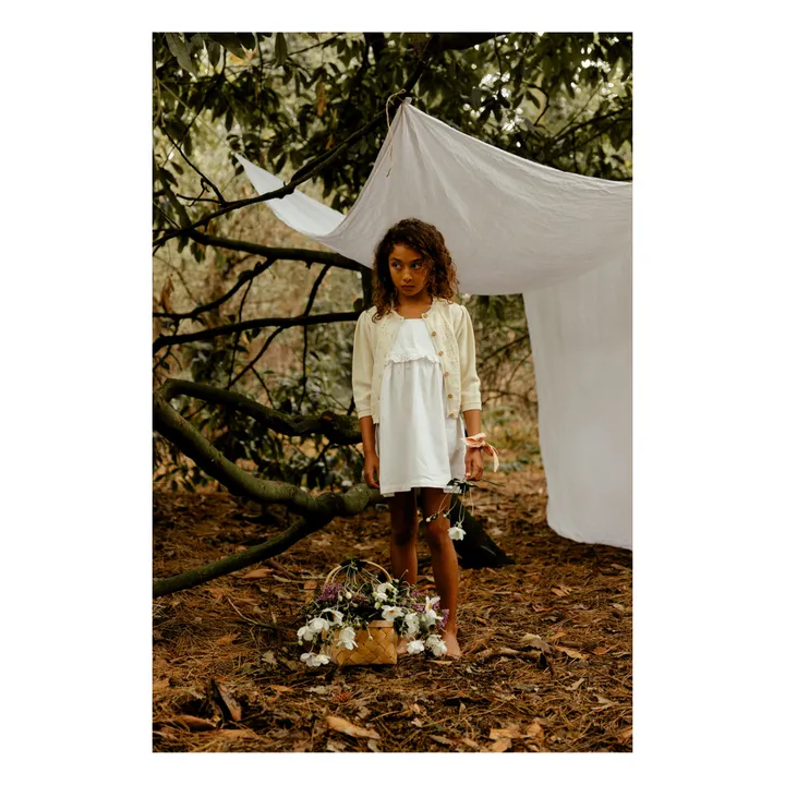 Lililotte Exclusivité Lililotte x Smallable - Cardigan Vincianne | Blanc cassé