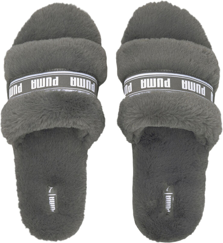 Puma Fluff badesandaler Grå