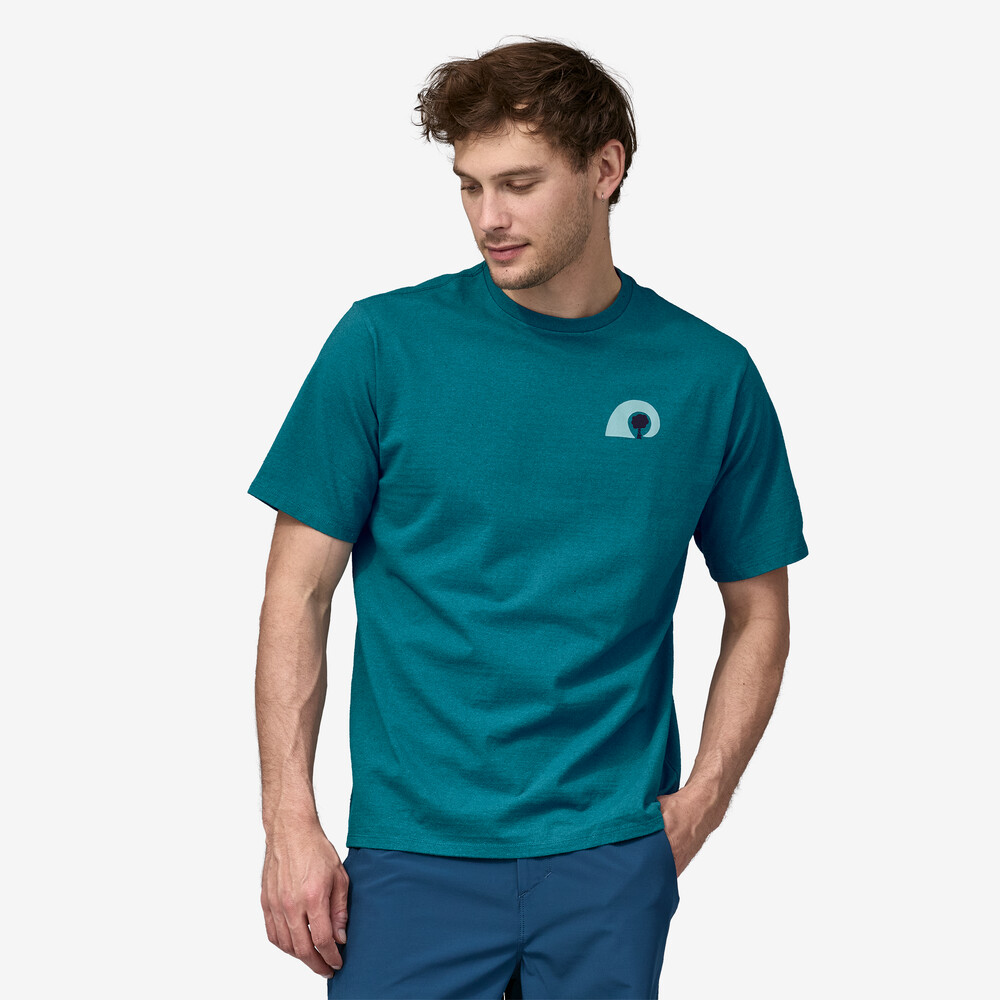 Herren-T-Shirt mit Gummibaum-Motiv