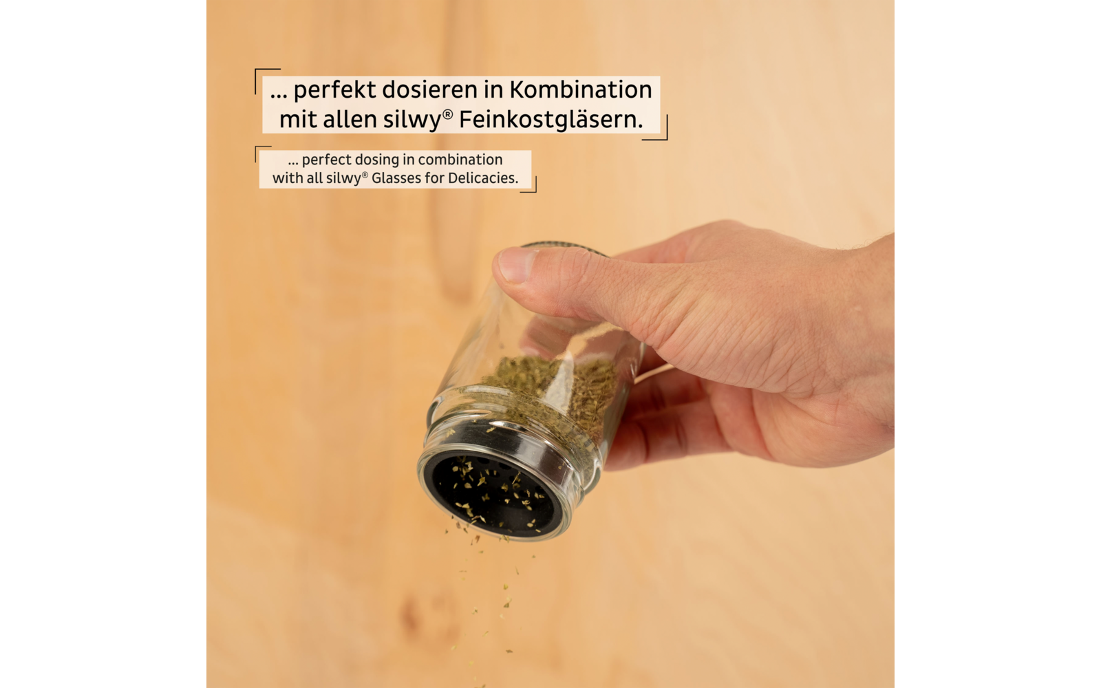 Silwy Streueinsätze MIX für Feinkost-Magnetgläser