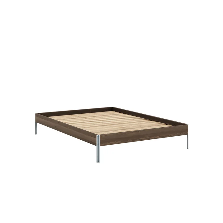 Karup Design - Core Bett 140 x 200 cm, Kiefer carobbraun