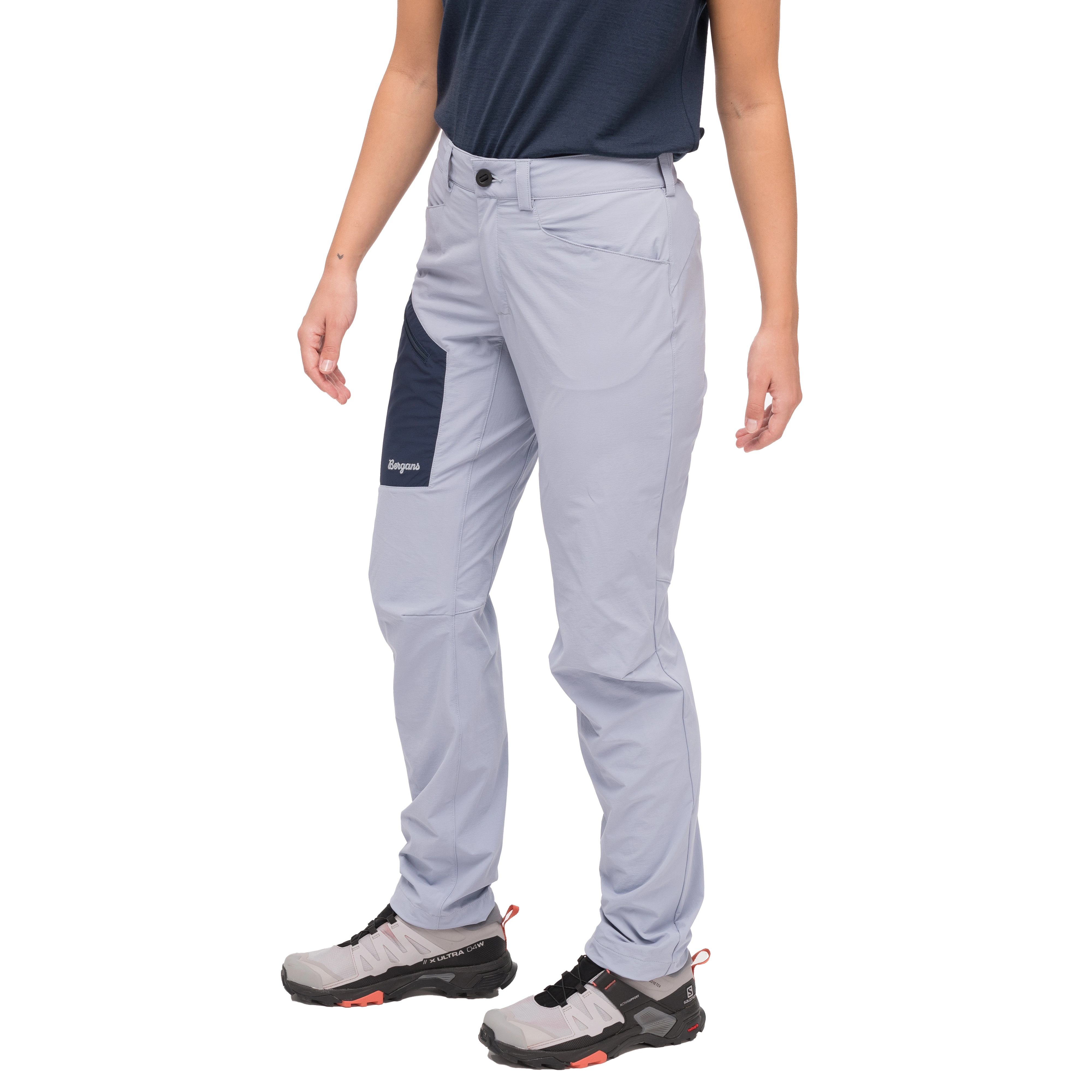 Vaagaa Light Softshell Pants Women Husky Blue / Navy Blue