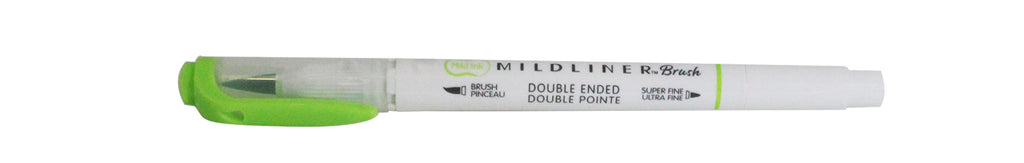 Marcador 2 Pontas Brush Pen Cool + Refined Verde Zebra