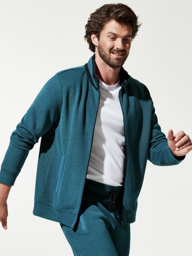 Extraglatt Freizeitjacke Bicolor