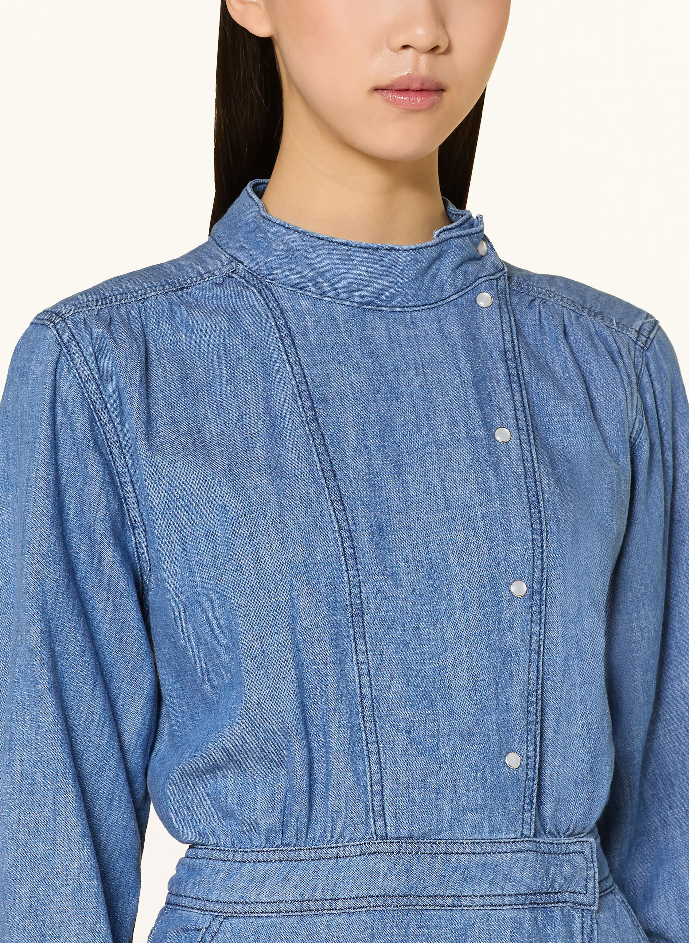 ba&sh Kleid WAKIE in Jeansoptik