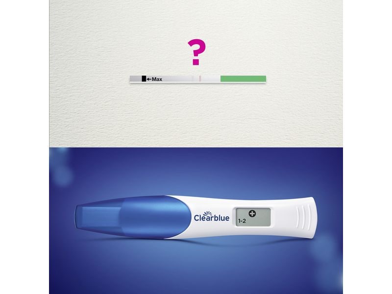 Clearblue Schwangerschaftstest mit Wochenbestimmung Test mit Anzeige der Wochen