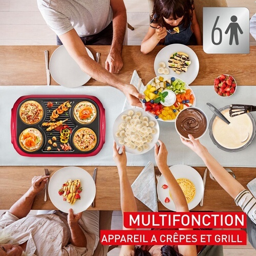 Crêpière Tefal Crêpe & Grill Party PY55A7F0