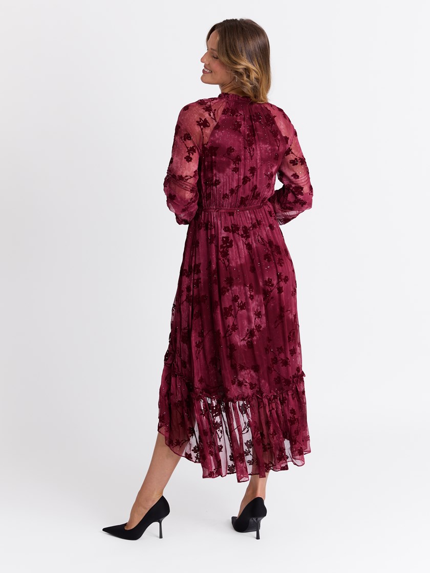 Andrea kjole Burgundy