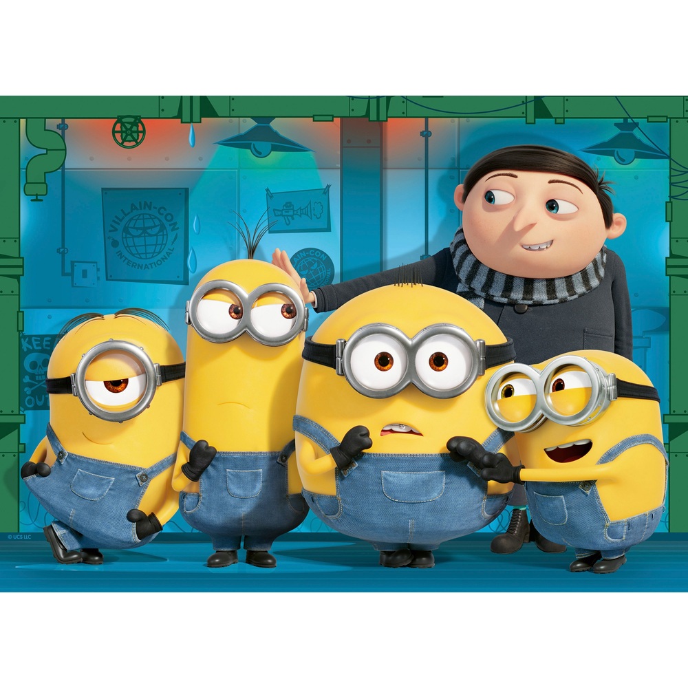 Ravensburger Minions: Aufstieg von Gru – 4er-Packung mit je 100 Puzzleteilen
