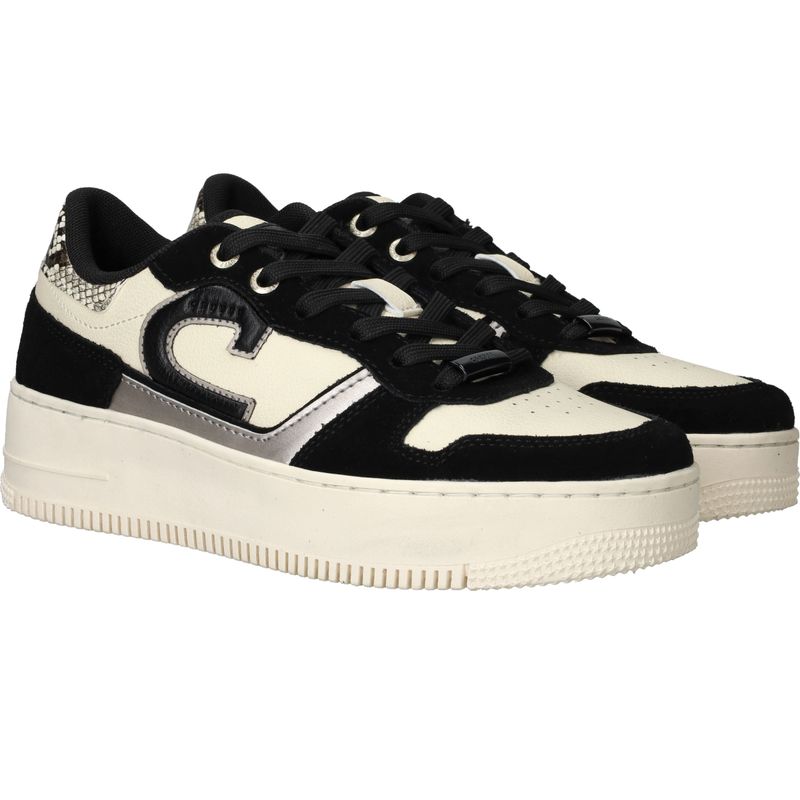 Cruyff Campo Low Tall Sneakers Zwart Dames