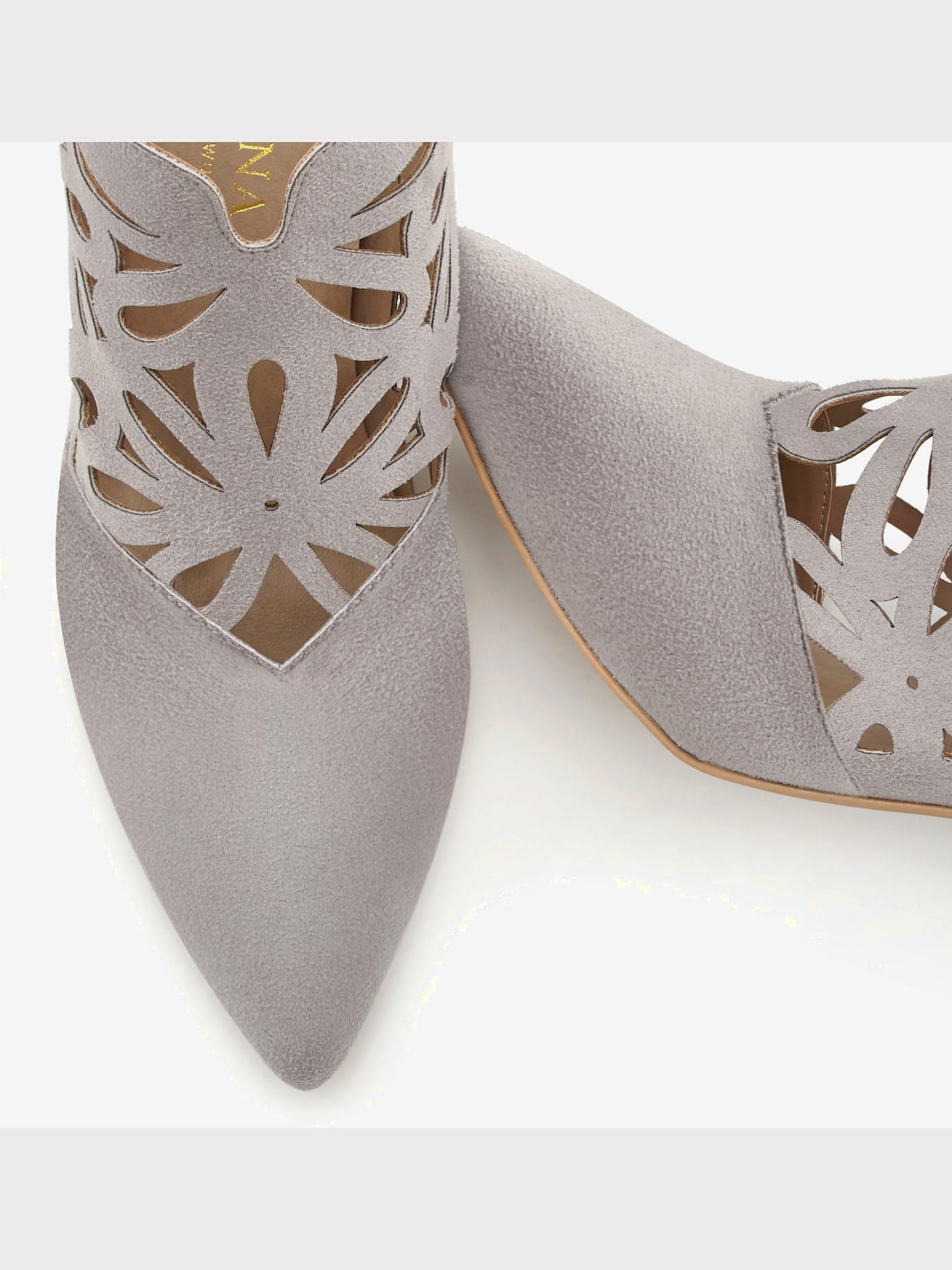 Bottines à talon haut bottines d'été avec découpes féminines
