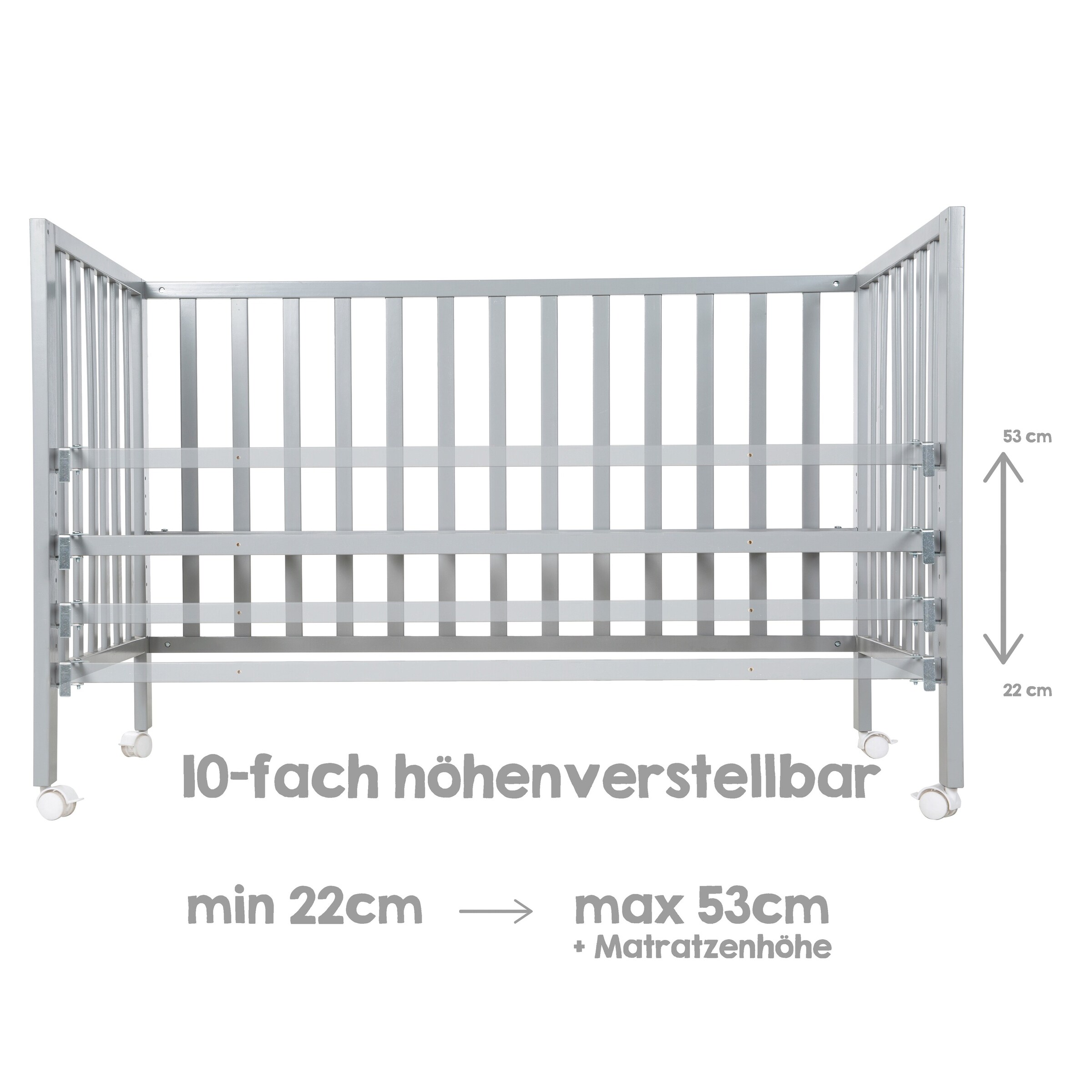 roba Room Bed 60x120 cm Little Stars safe asleep®