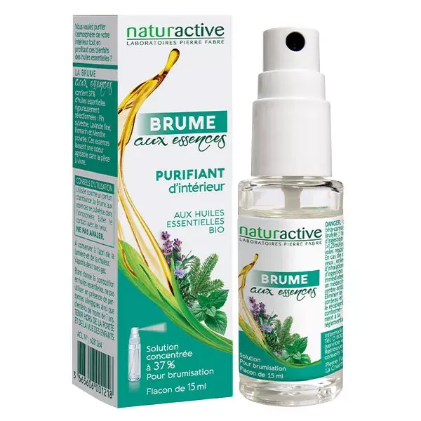 Spray de ambiente purificante Naturative com óleos essenciais 15ml