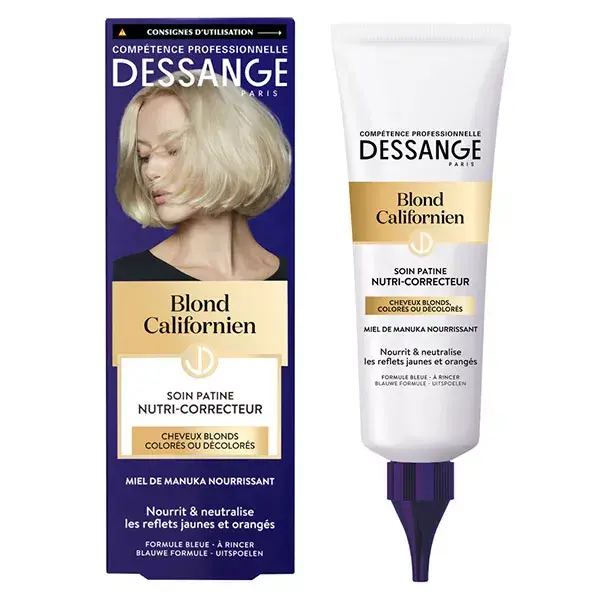 Tratamento tonalizante corretor de loiro Californian Blonde da Dessange, 125ml