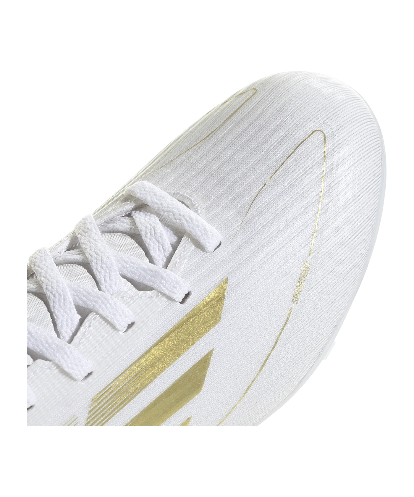 adidas F50 League FG/MG Kids Day Spark Weiss Gold