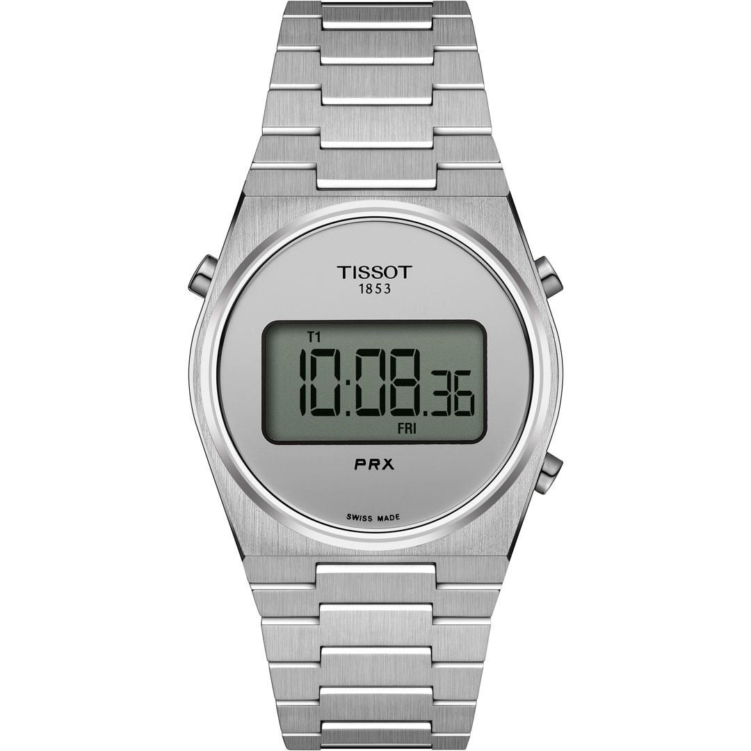 Tissot PRX 35 Digital Silbrig