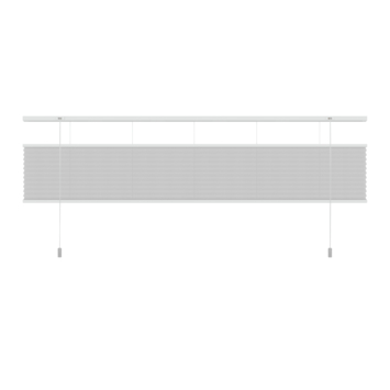 KARWEI enkel plisségordijn lichtdoorlatend wit (kleurnr. 6010) 180x180 cm (bxh)