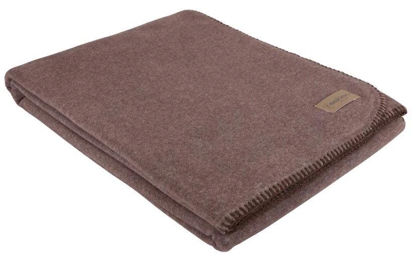 Decke Edelvelours Dunkelbraun, 100 x 150 cmKuscheldecke für die Couch